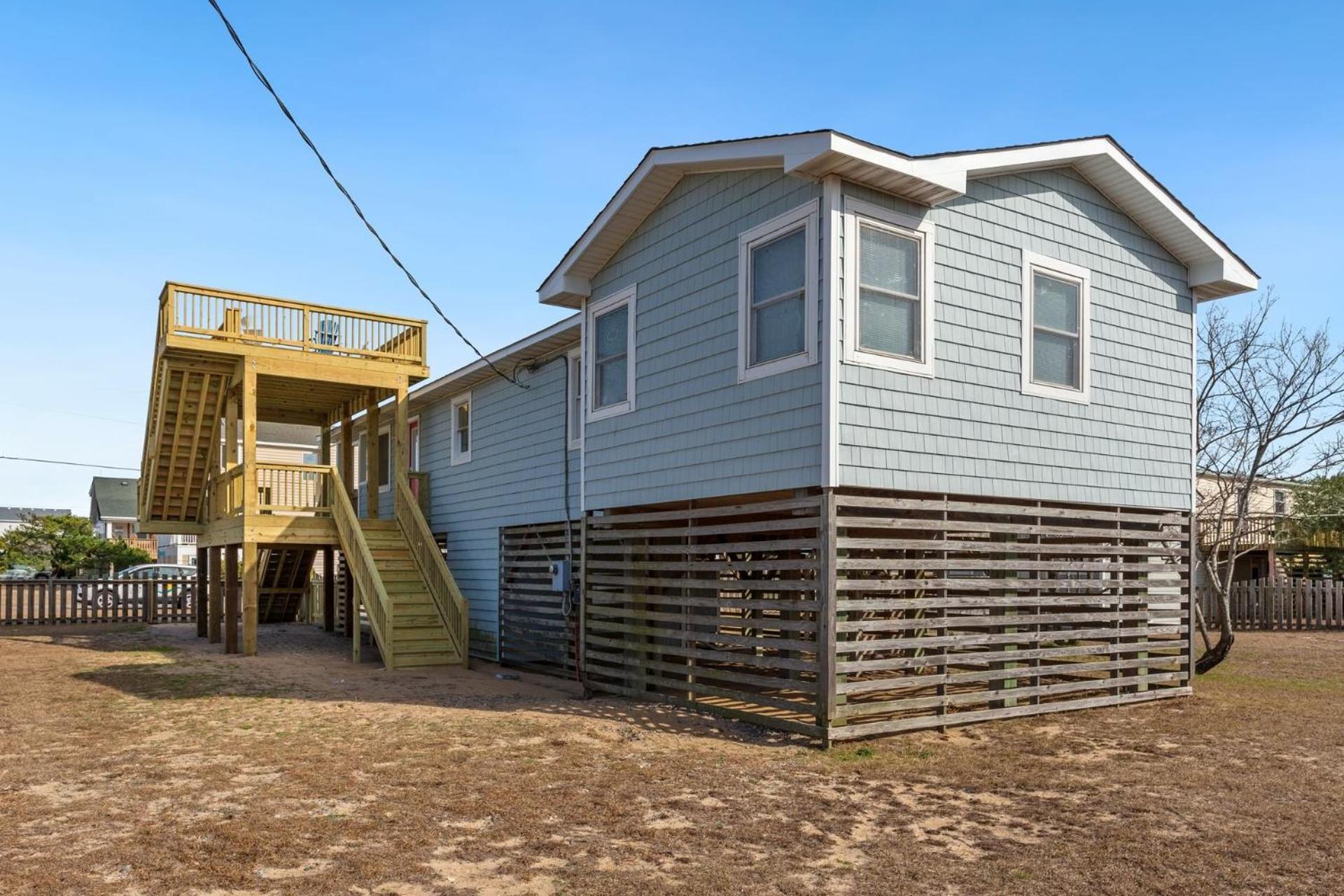 4011 The Dogs House 2 Min Walk To Beach Kitty Hawk Exterior foto